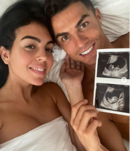 Rutahizamu Christianho Ronaldo n'umugore we berekanye izindi impanga bagiye kwibaruka