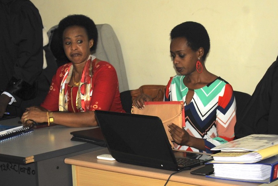 Muri iki gitondo icyumba cy'urukiko cyari cyuzu abaje kumva urubanza rwa Rwigara Adeline n'umukobwawe