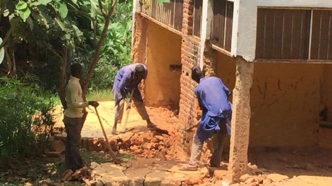 I kigali inyubako ziri mu bishazatangiye gusenywanga