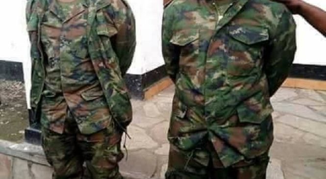 Ingabo za Congo zashimuse abasirikare babiri b'u Rwanda