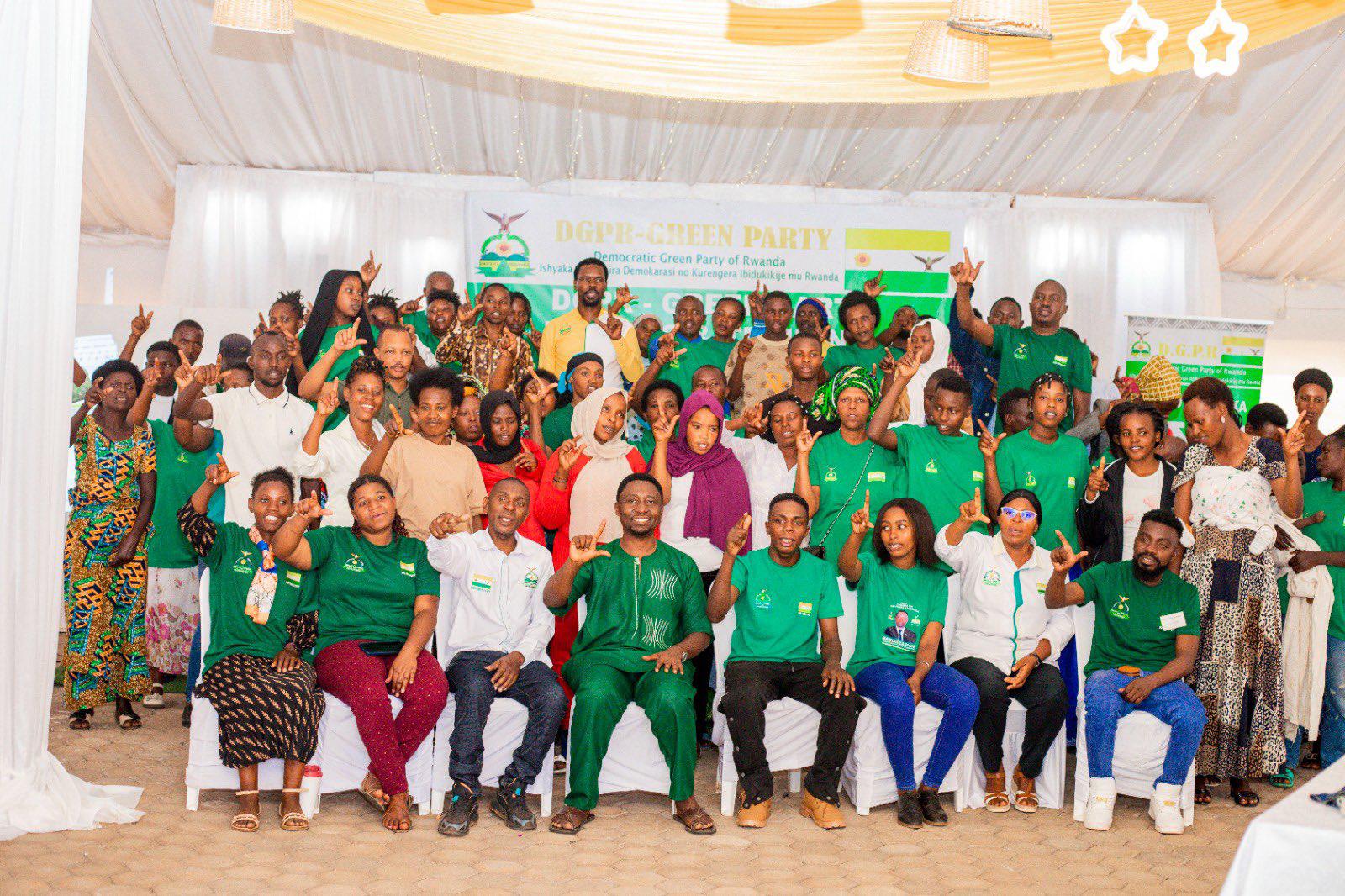 Rwamagana:Abarwanashyaka ba Green Party of Rwanda barashimira iri Shyaka rikomeje kubateza imbere 